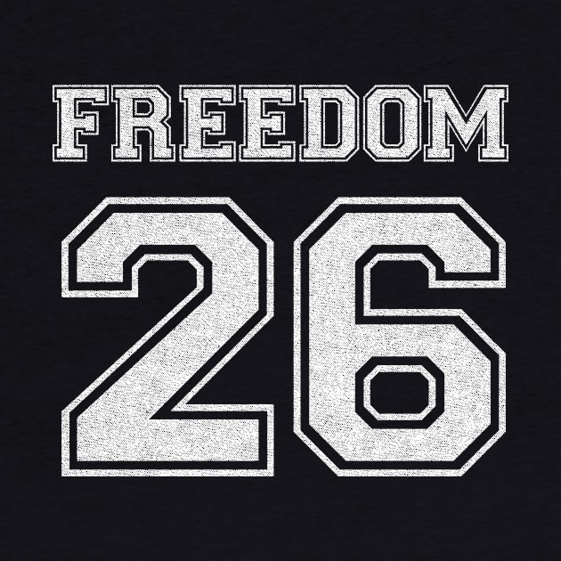 FREEDOM 26 Varsity Style Team Liberty Free Spirit by Hashtagified